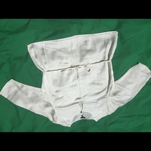 Talbots Ivory 3/4 Sleeve Blouse